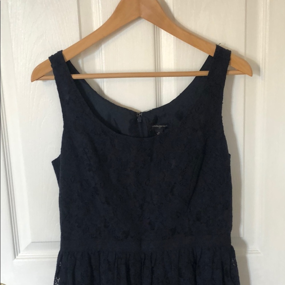 Banana Republic Navy Lace Dress